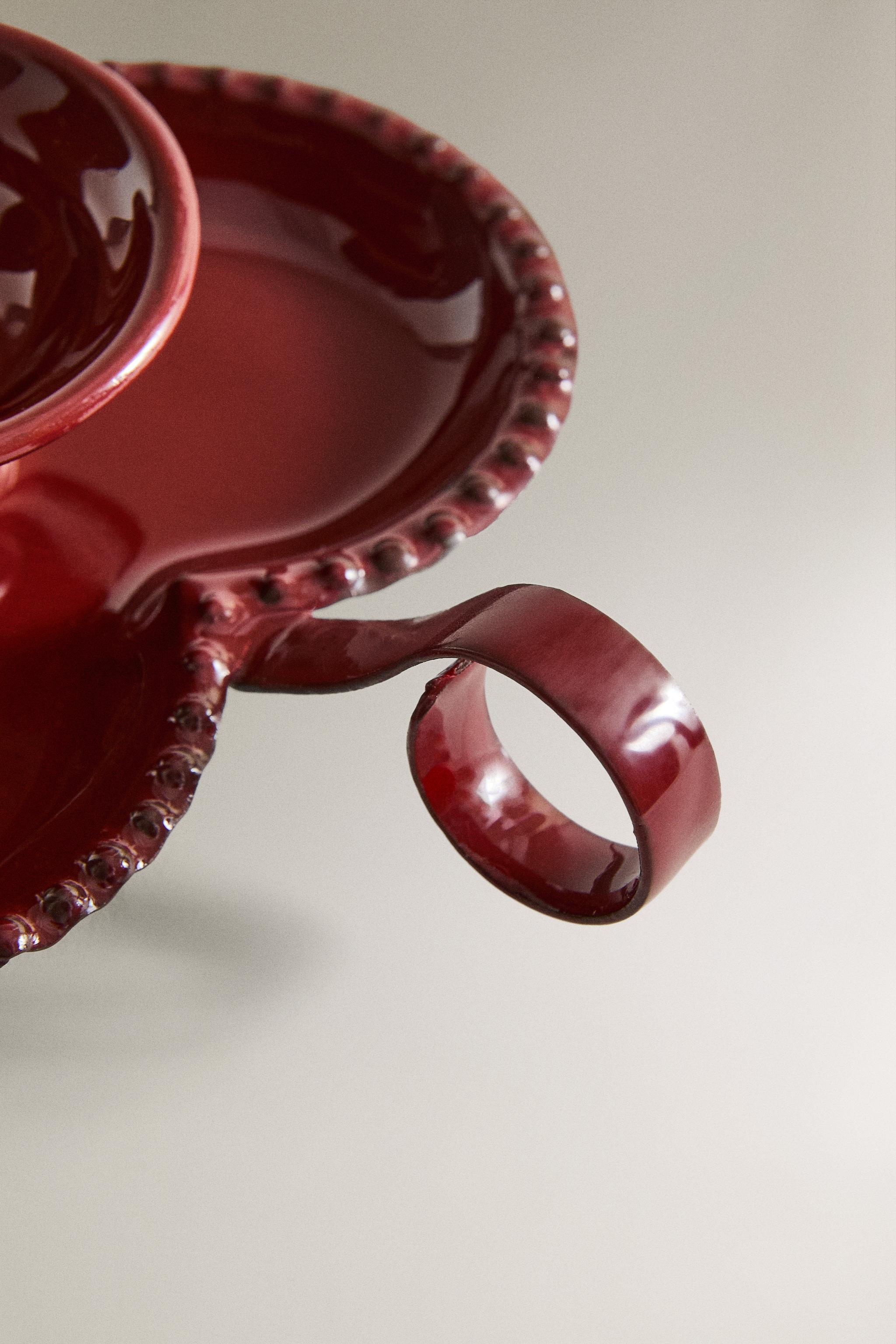 IRON HEART CHRISTMAS CANDLESTICK